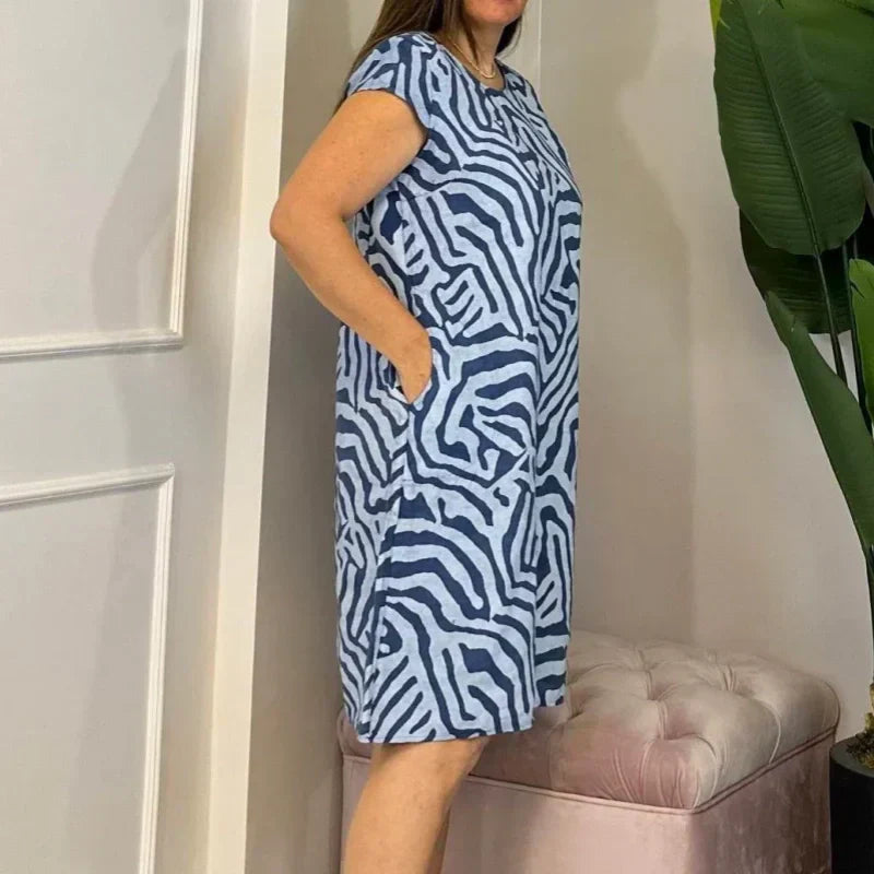 Alma | Blumiges Boho-Kleid