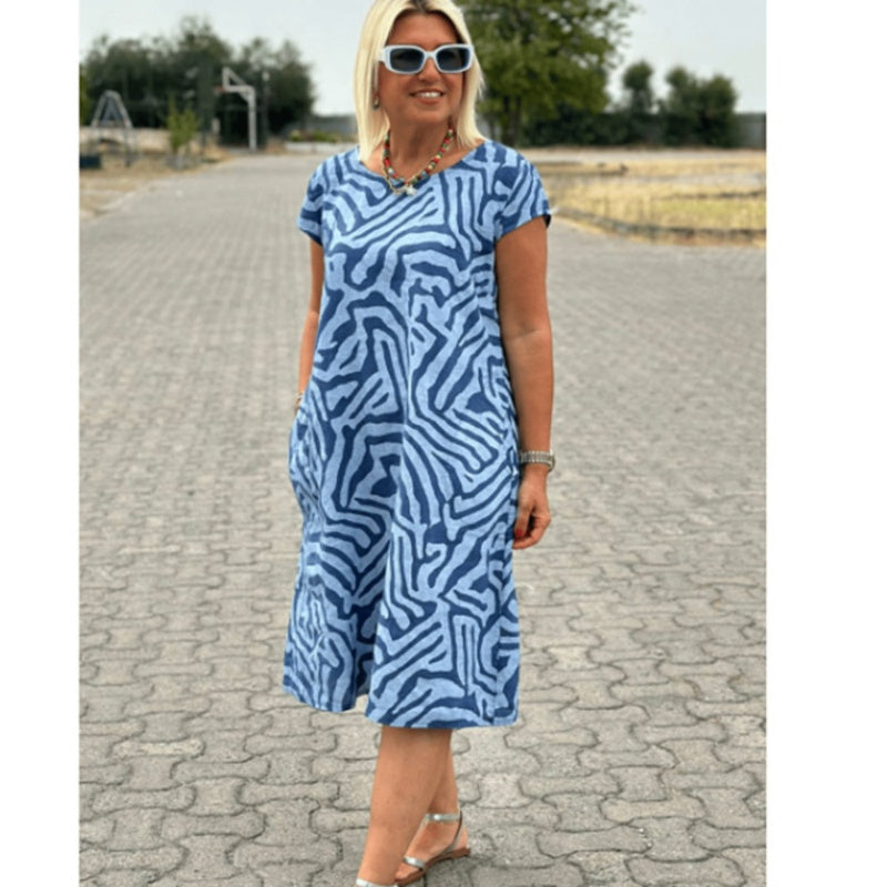 Alma | Blumiges Boho-Kleid