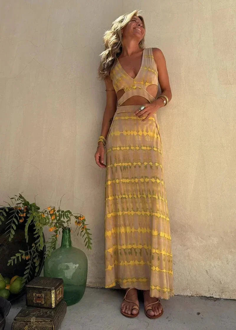 Ibiza | Maxi-Tie-Dye-Kleid