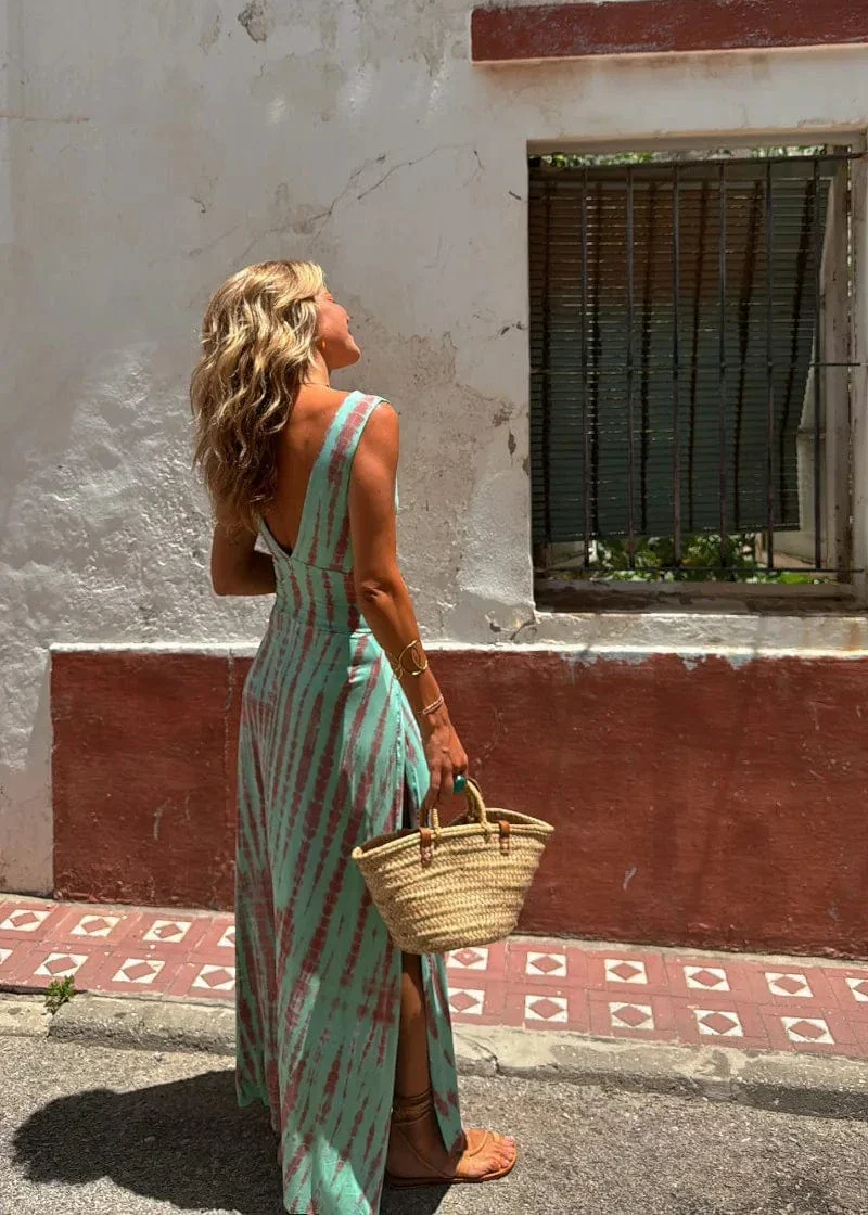 Narine | Boho Batik-Kleid