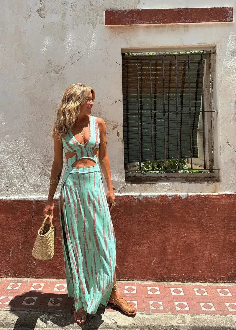 Narine | Boho Batik-Kleid