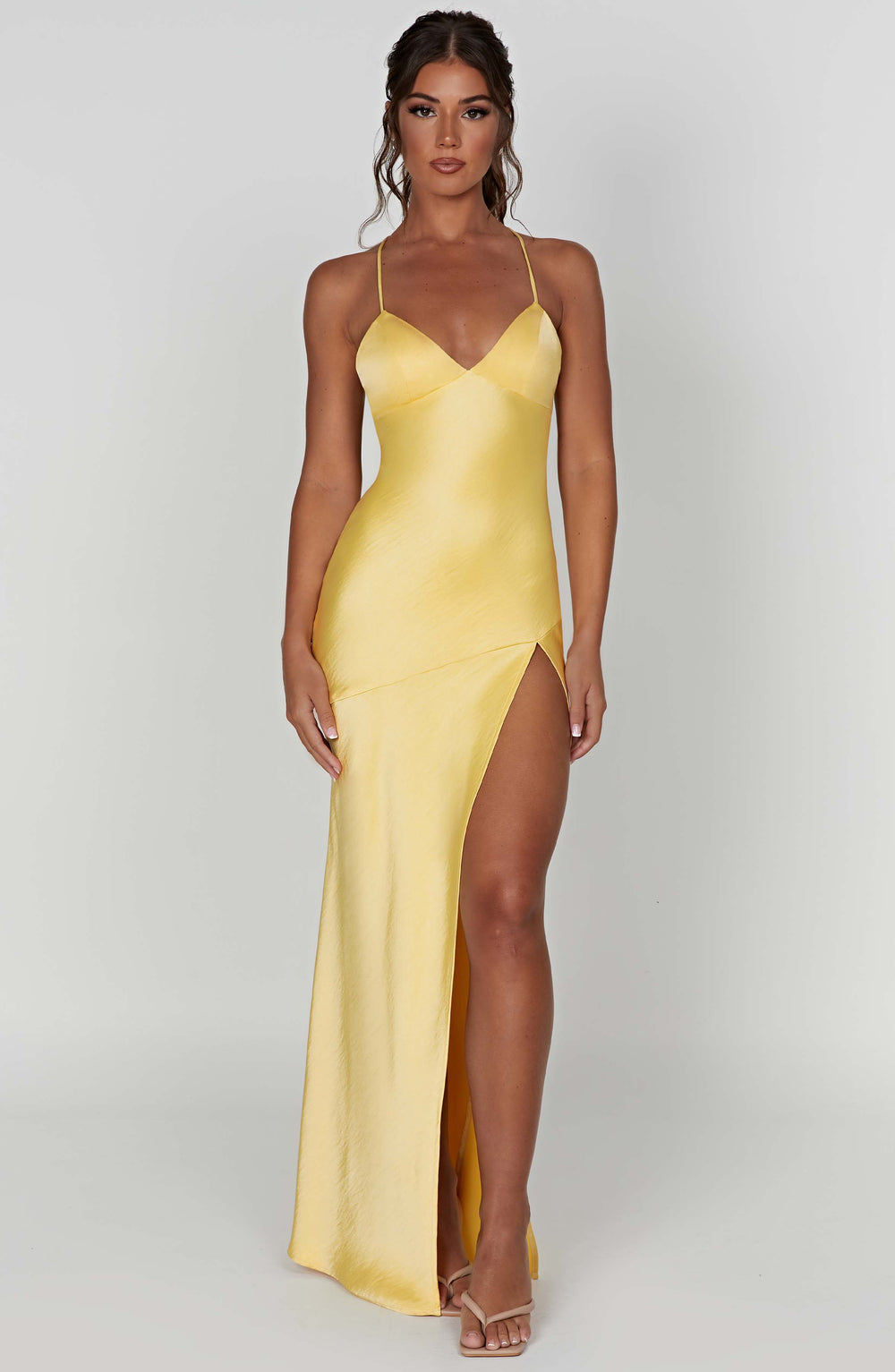 Meliva | Maxikleid mit hohem Schlitz