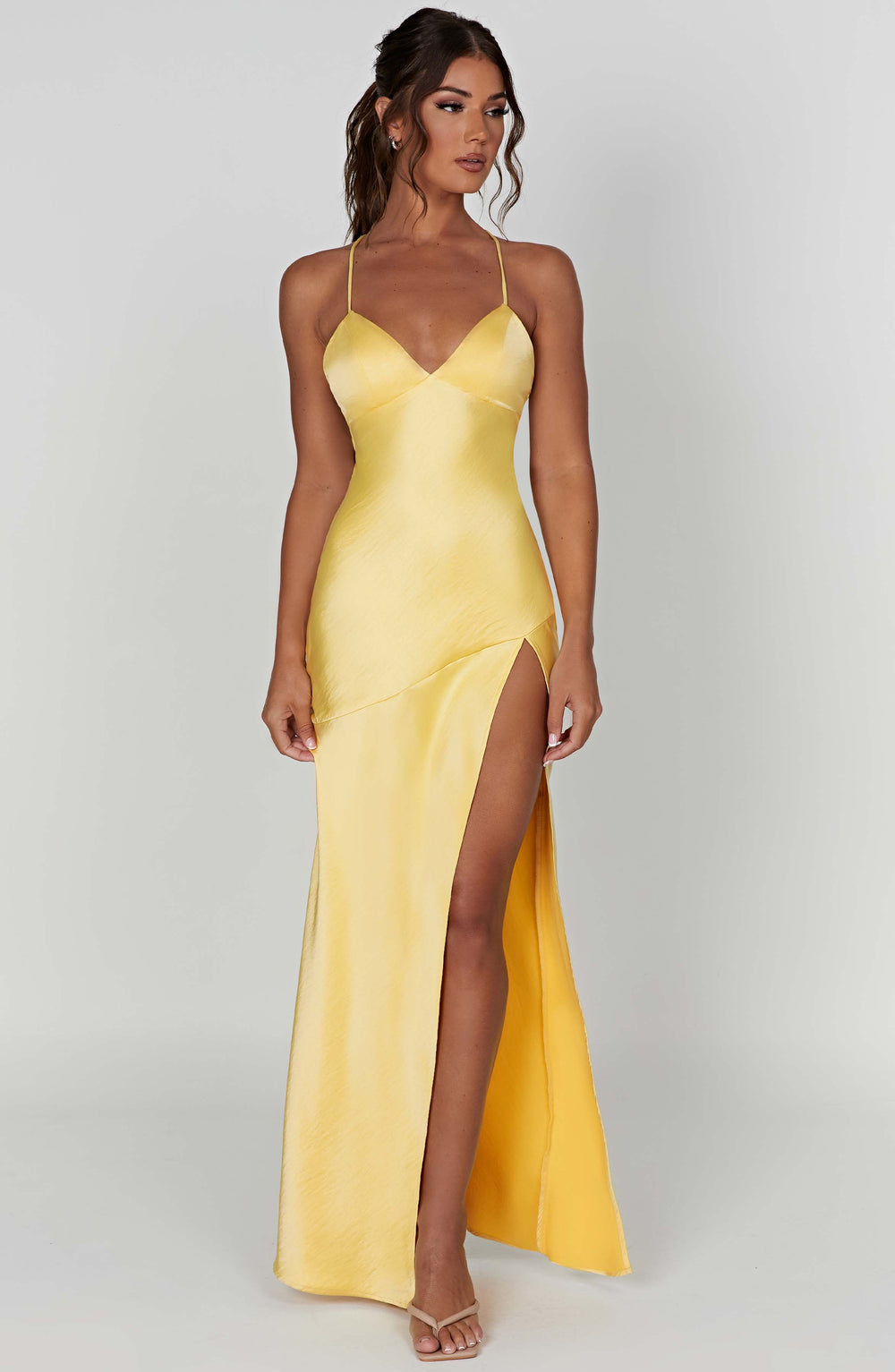 Meliva | Maxikleid mit hohem Schlitz