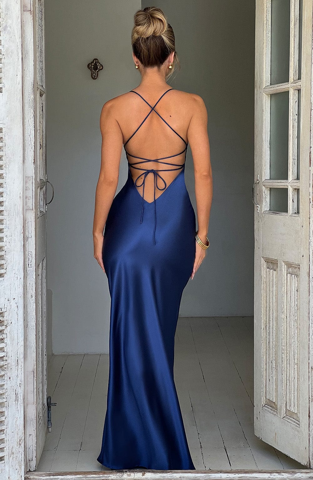 Meliva | Maxikleid mit hohem Schlitz