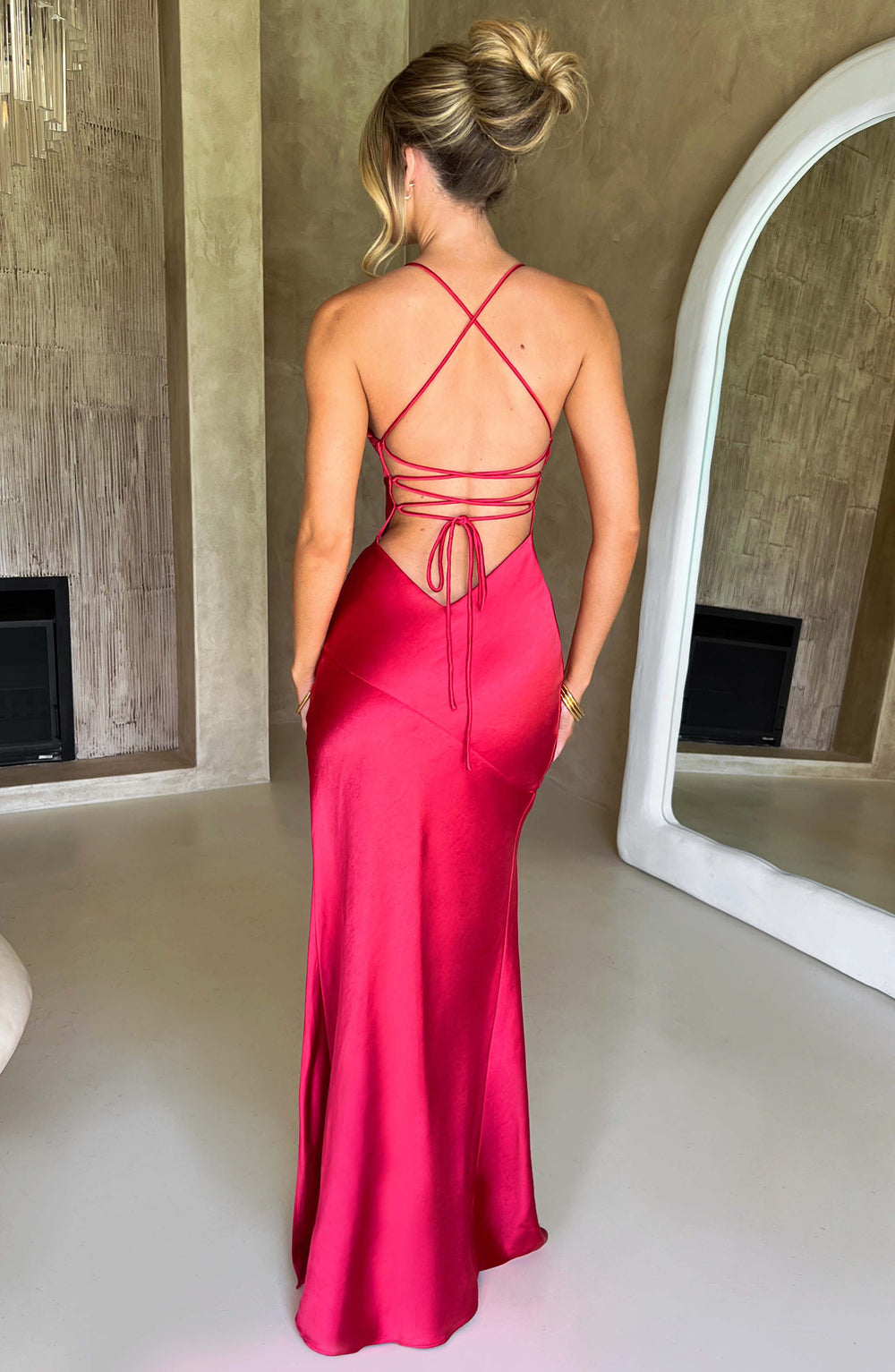 Meliva | Maxikleid mit hohem Schlitz