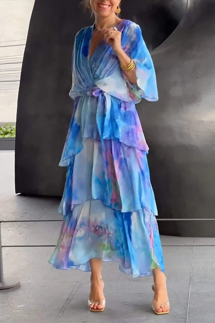 Cecilia | Elegantes Chiffonkleid