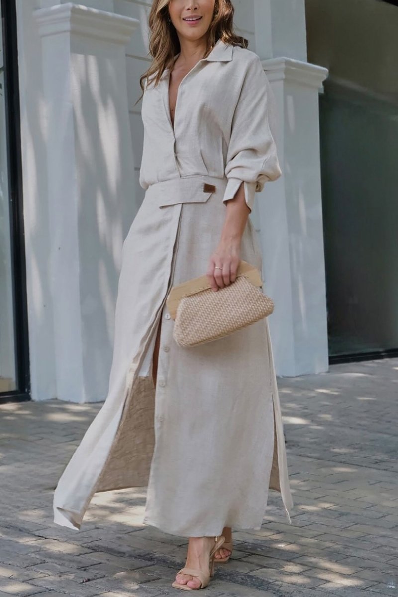 Wiola | Fließendes langes Kleid
