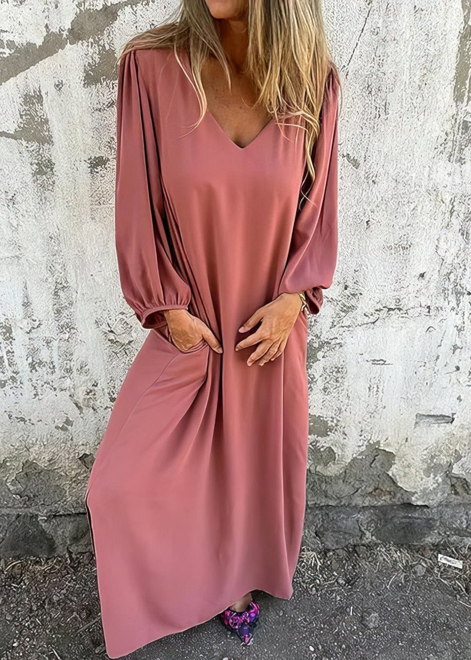 Joyce | Hübsches Boho-Kleid mit Taschen