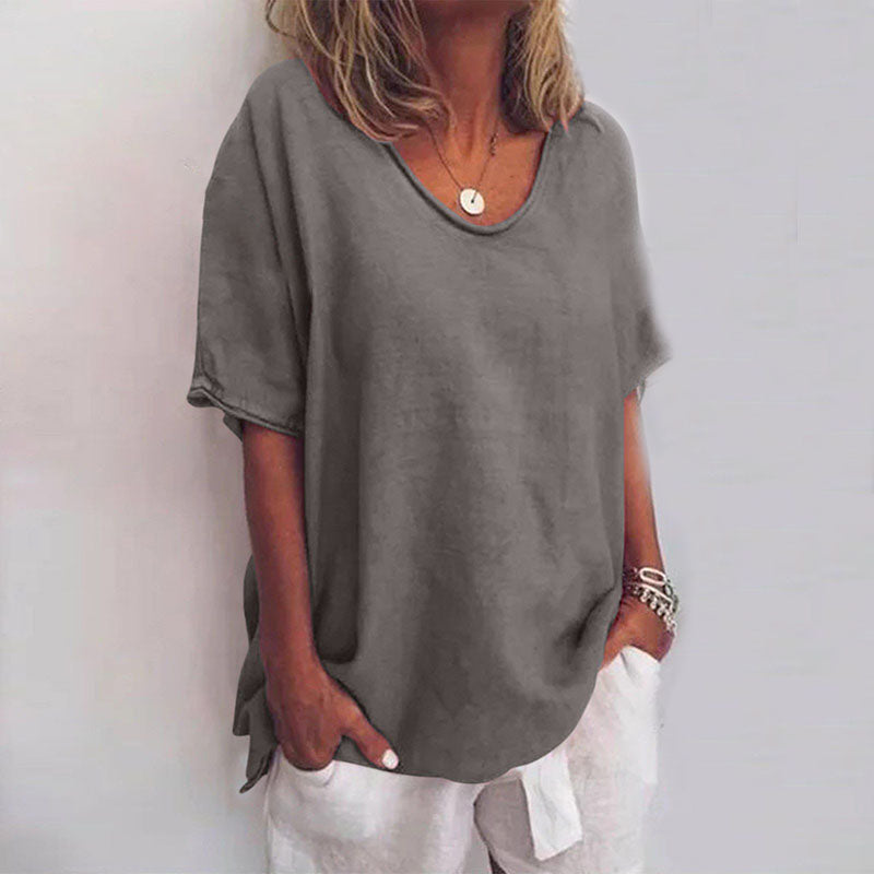 Aurora | Weiche Drapierte Bluse