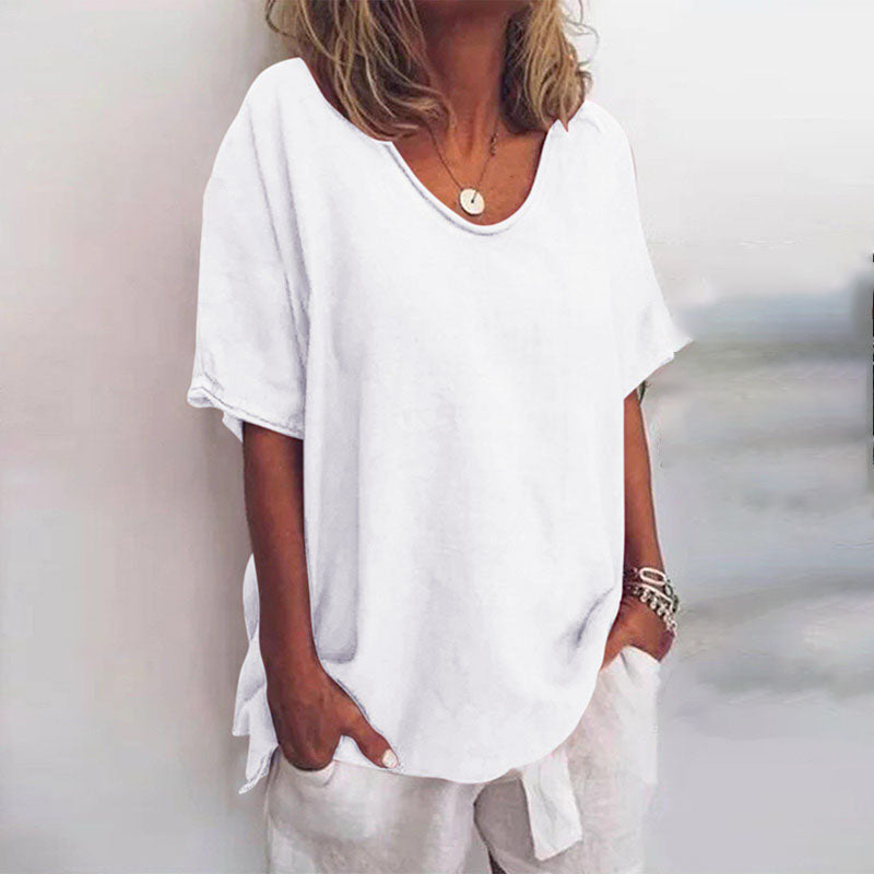 Aurora | Weiche Drapierte Bluse
