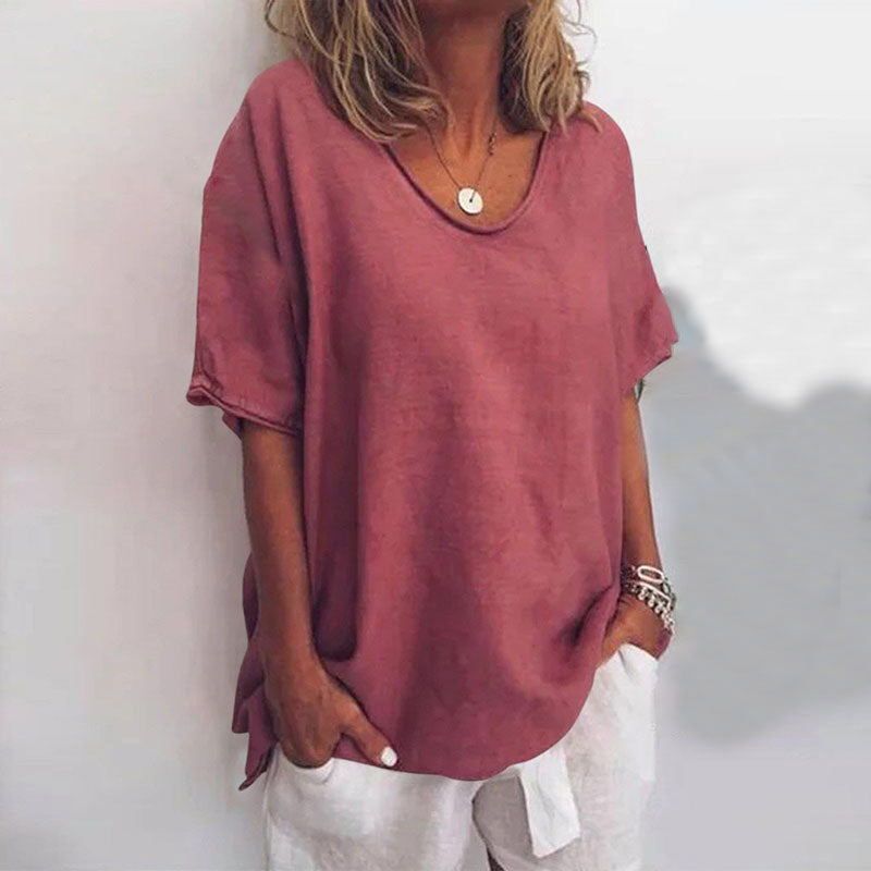 Aurora | Weiche Drapierte Bluse