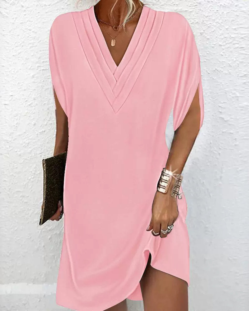 Amélie | Elegantes Kleid mit V-Ausschnitt
