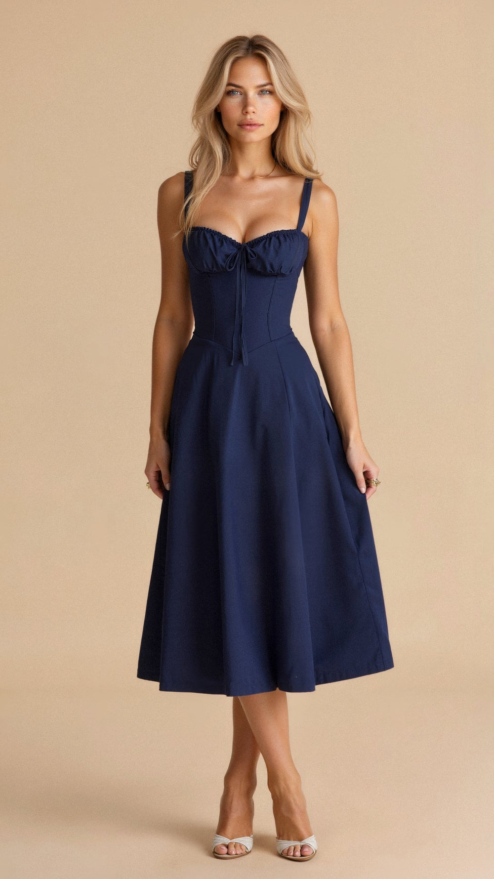 Alina | Elegantes Taillenkleid | Figurbetont & schick