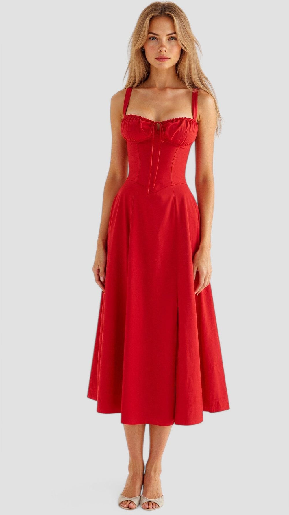 Cianna | Midikleid mit Korsett