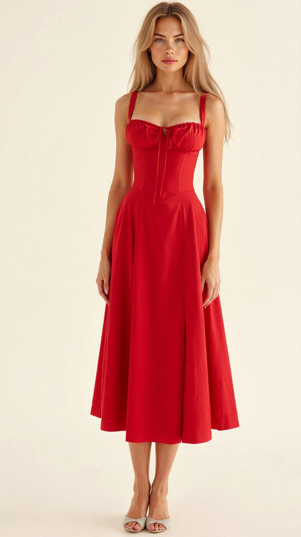 Alina | Elegantes Taillenkleid | Figurbetont & schick