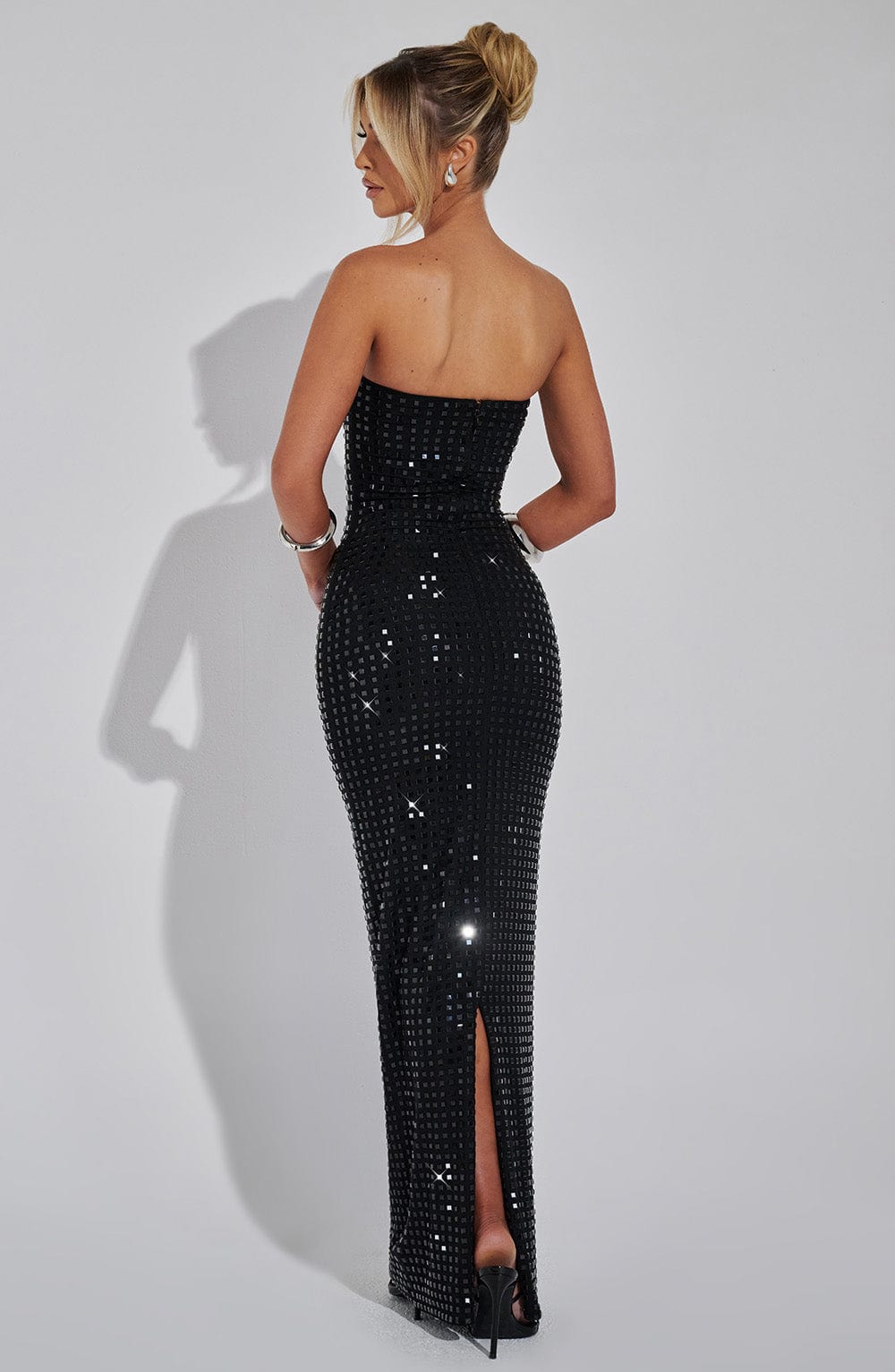 Aurelessa | Pailletten-Maxikleid