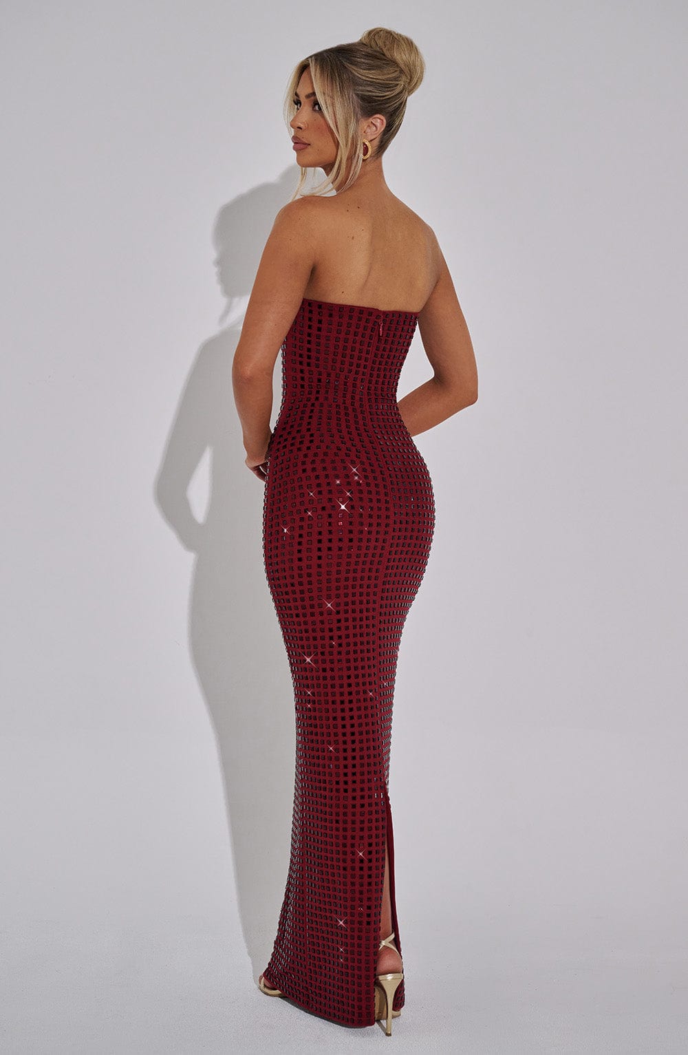 Aurelessa | Pailletten-Maxikleid