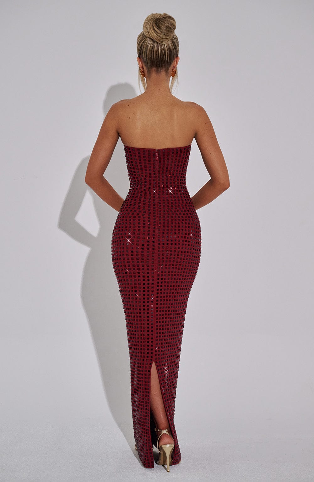 Aurelessa | Pailletten-Maxikleid