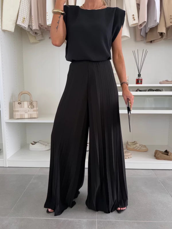 Sasha | Zweiteiliges Outfit aus Bluse und Hose