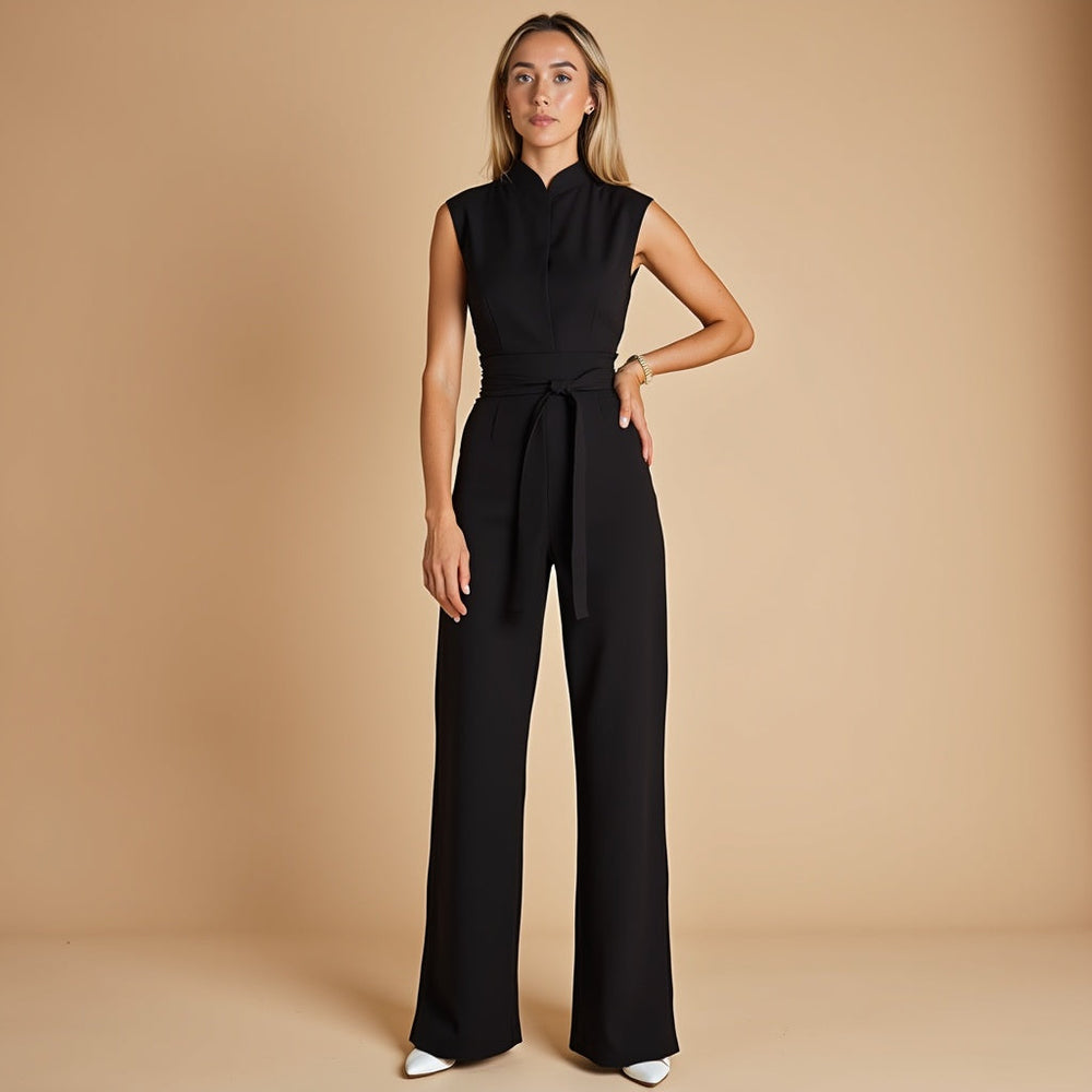 Aurelia | Fließender ärmelloser Jumpsuit