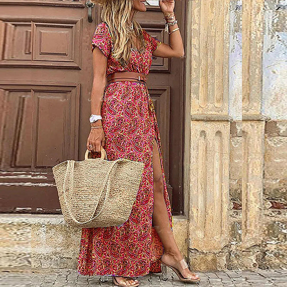 Ziska | Boho Maxikleid