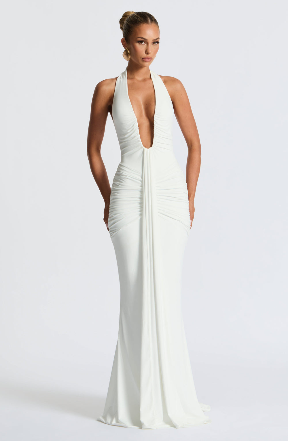 Bria | Fließendes Maxikleid Whisper Trail