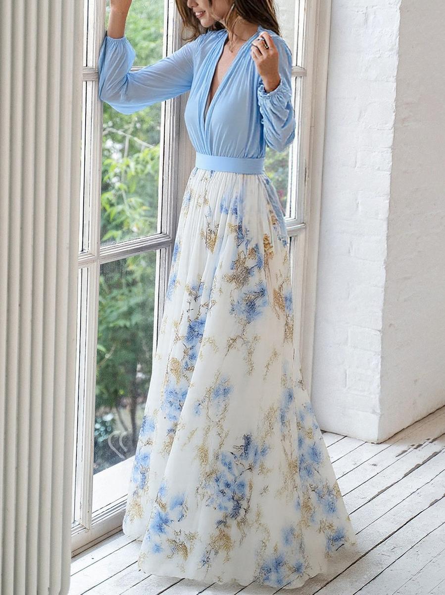 Tilly | ELEGANTES MAXIKLEID MIT BLUMENMUSTER