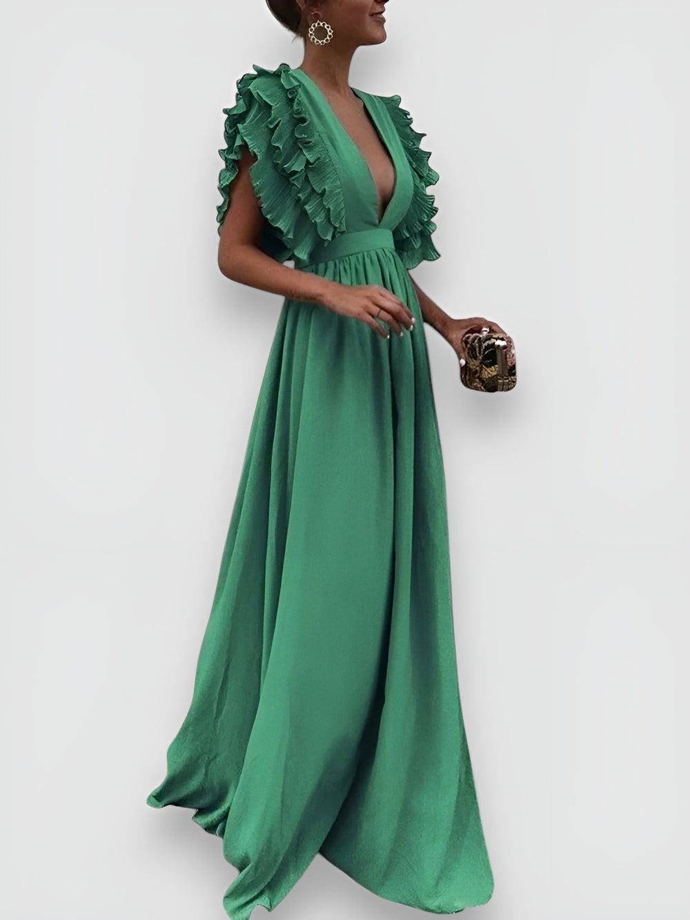 Ginevra | Kleid mit V-Ausschnitt