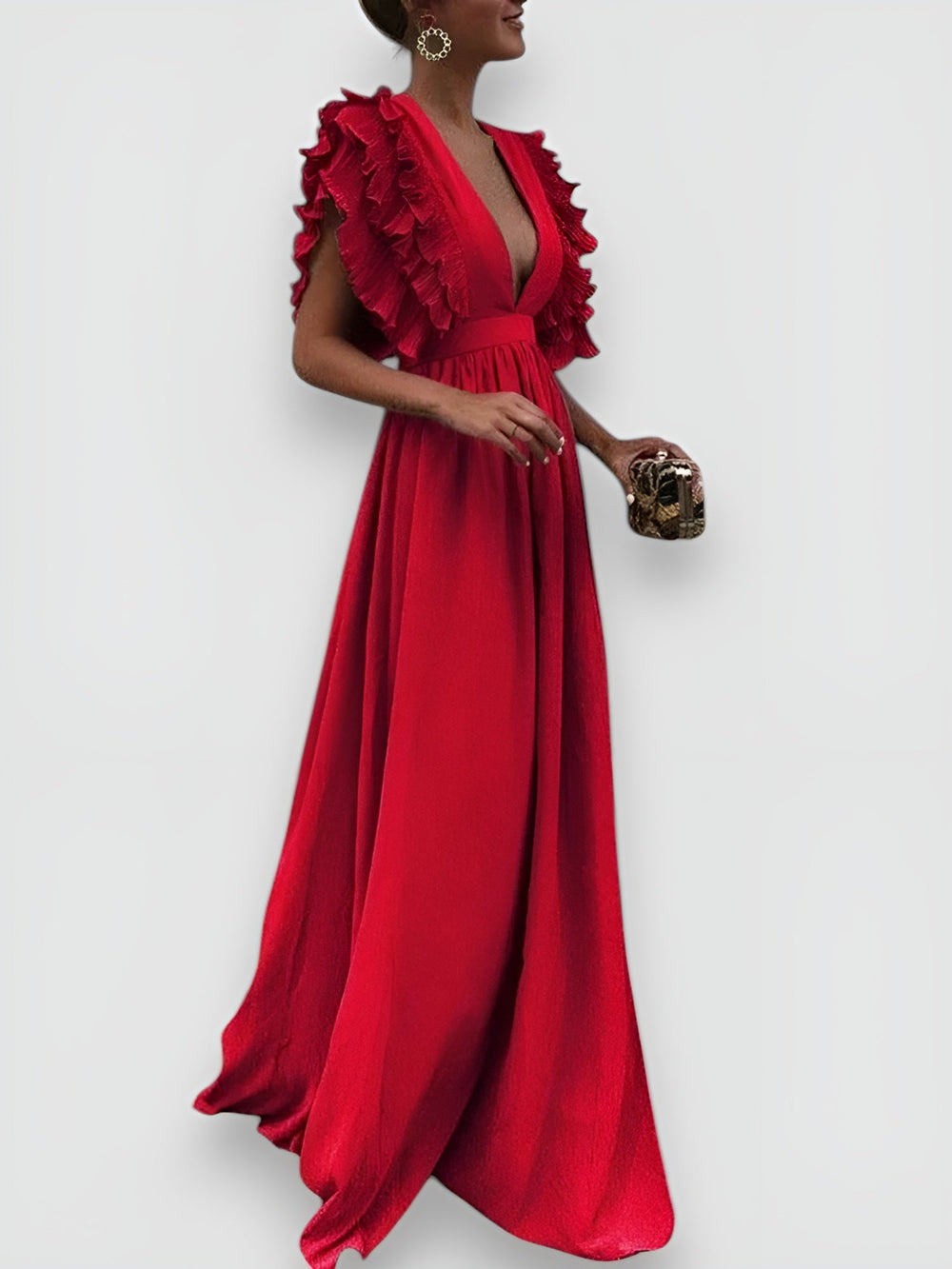 Ginevra | Kleid mit V-Ausschnitt