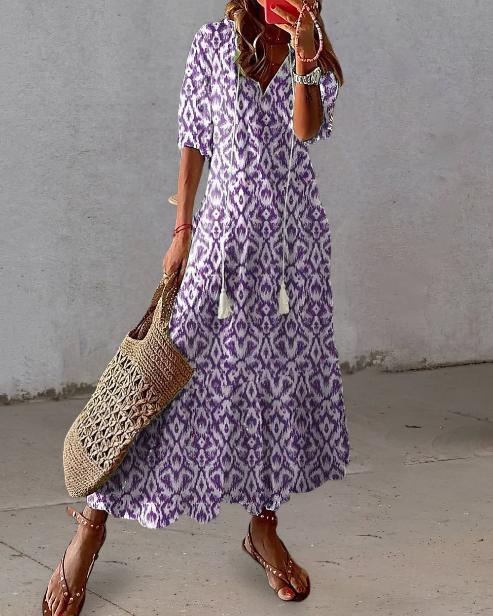 Élodie | Lässiges und Komfortables Bohème Kleid