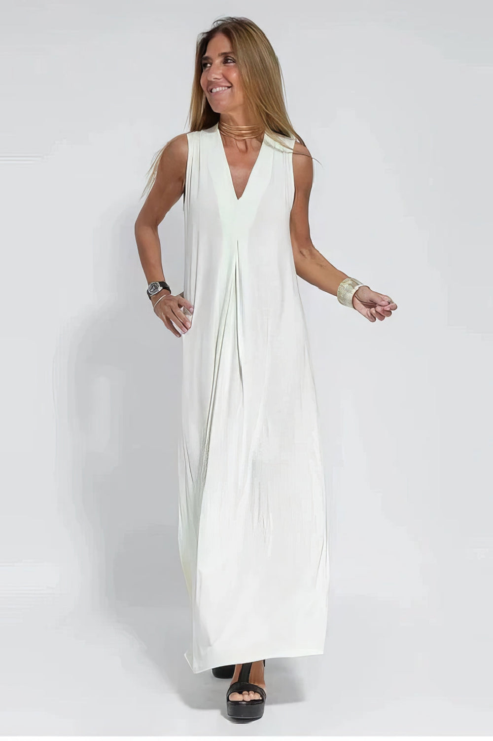 Claire | Elegantes langes Kleid
