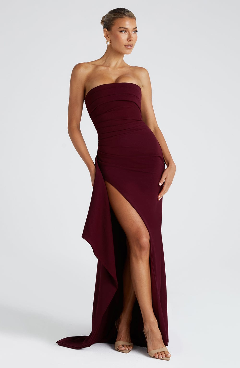 Willa | Maxikleid mit hohem Schlitz