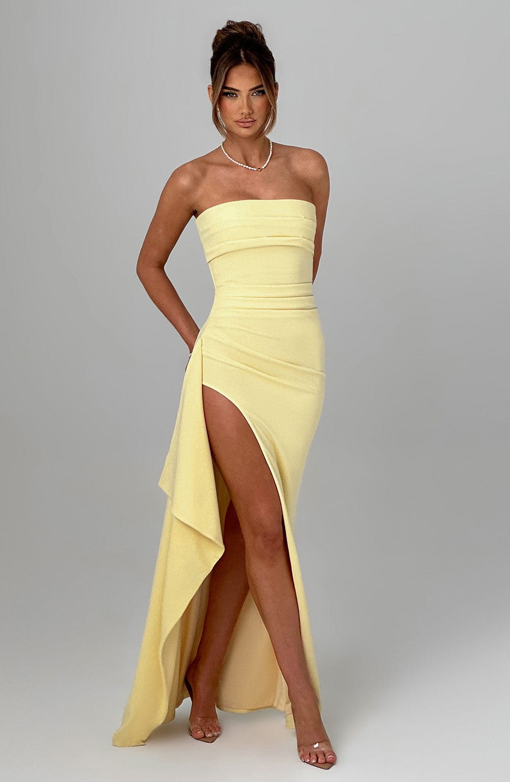 Willa | Maxikleid mit hohem Schlitz